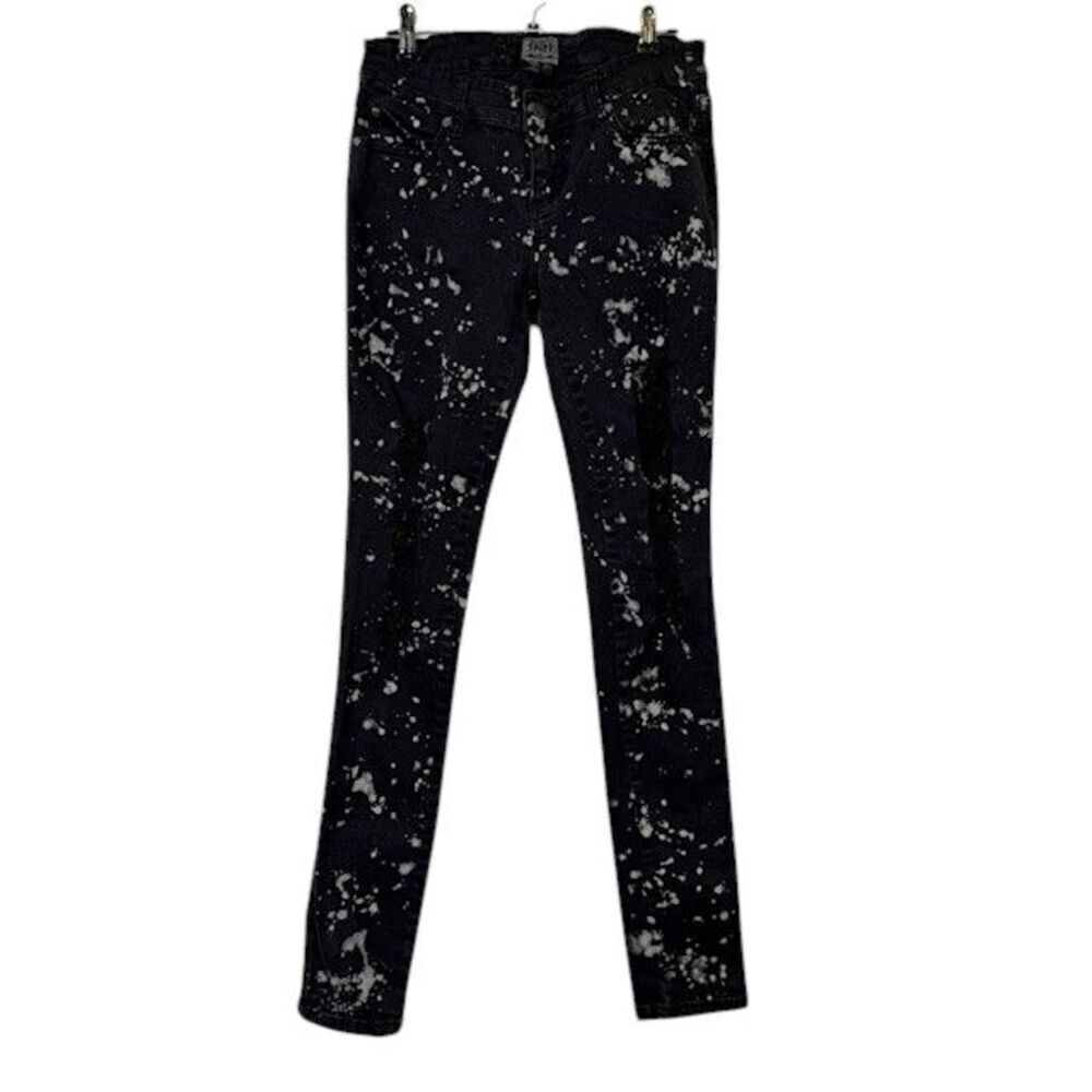 Tripp NYC Daang Goodman Acid Wash Black‎ Jeans Skinny Destroyed Grunge Size 27